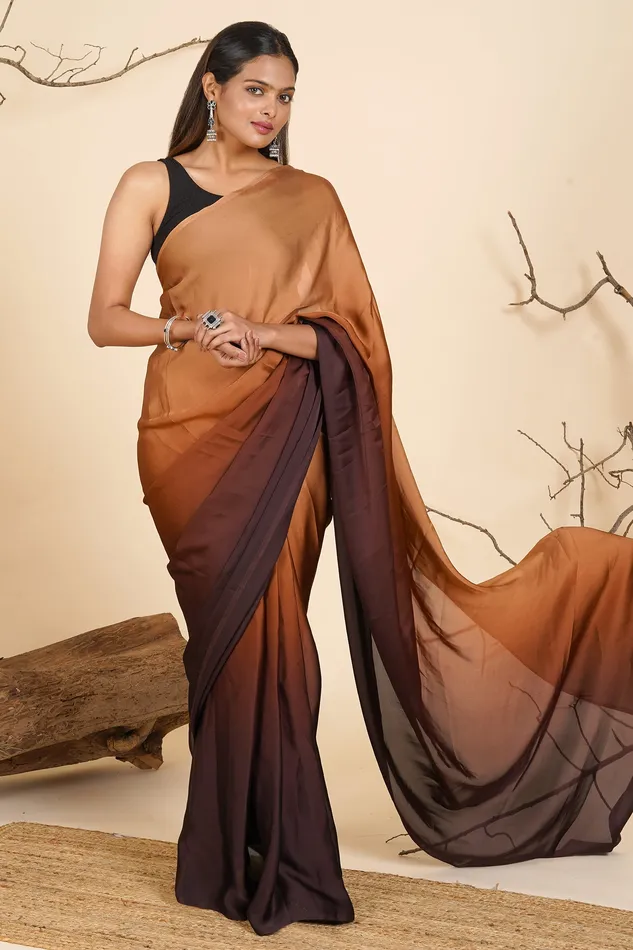 Earrings Teejh Teejh Azure Dreams PreDraped Saree