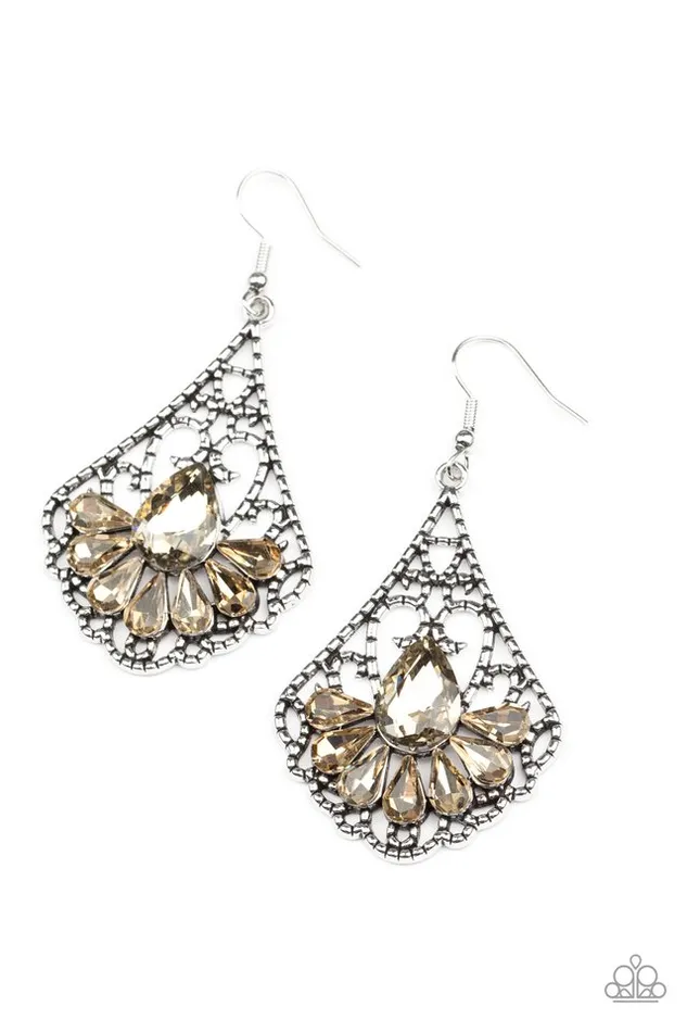 Paparazzi Jewelry Earrings Paparazzi Earring Exemplary Elegance Brown Paparazzi Jewelry Earrings Paparazzi Earring Exemplary Elegance Brown