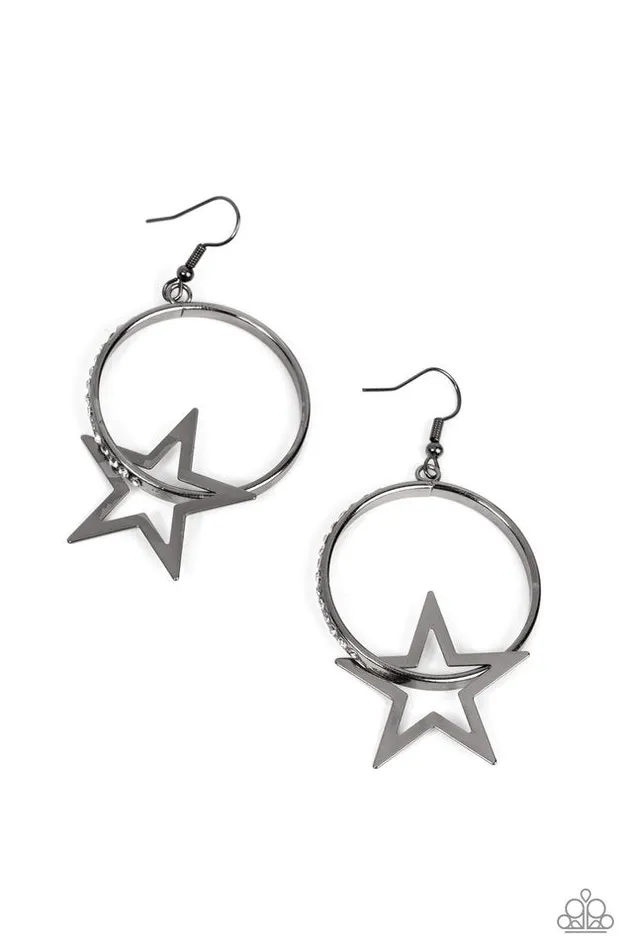 Paparazzi Jewelry Earrings Paparazzi Earring Superstar Showcase Black Paparazzi Jewelry Earrings Paparazzi Earring Superstar Showcase Black