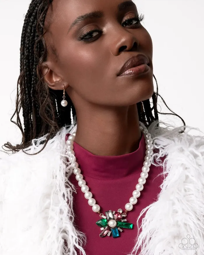 Paparazzi Jewelry Necklaces Paparazzi Necklace Prismatic Potential Green Paparazzi Jewelry Necklaces Paparazzi Necklace Prismatic Potential Green