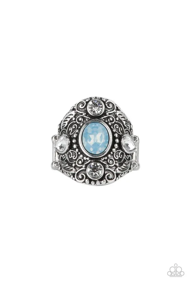 Paparazzi Jewelry Rings Paparazzi Ring In The Limelight Blue Paparazzi Jewelry Rings Paparazzi Ring In The Limelight Blue