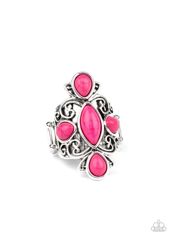 Paparazzi Jewelry Rings Paparazzi Ring Sahara Sweetheart Pink Paparazzi Jewelry Rings Paparazzi Ring Sahara Sweetheart Pink