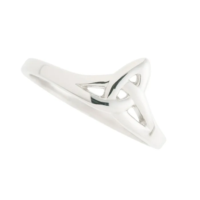 Galway Rings Galway Trinity Knot 925 Sterling Silver Ring Rhodium Plated Galway Rings Galway Trinity Knot 925 Sterling Silver Ring Rhodium Plated