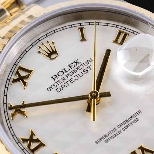 HarryChadEntcom Rings Rolex Datejust Year 2002 White Roman Dial 36 mm Two Tone Watch HarryChadEntcom Rings Rolex Datejust Year 2002 White Roman Dial 36 mm Two Tone Watch