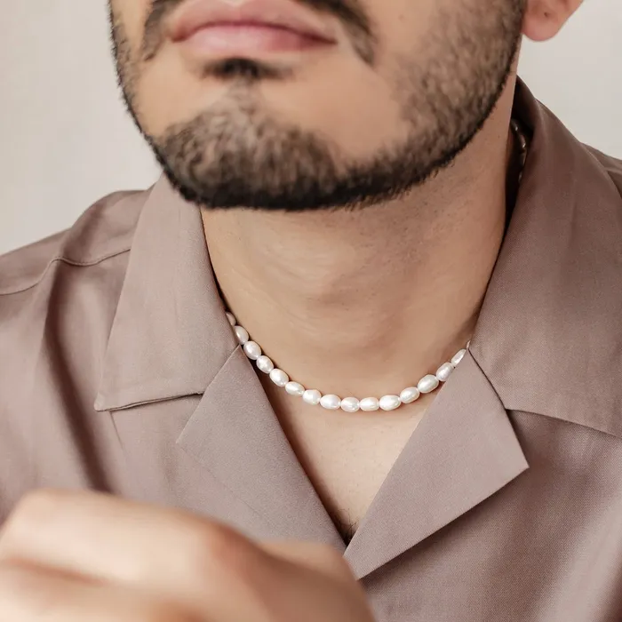 Necklaces Hey Happiness Grace Pearl Necklace Sterling Silver Gold Necklaces Hey Happiness Grace Pearl Necklace Sterling Silver Gold