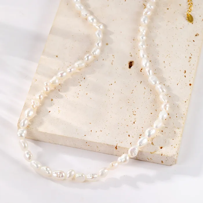 Necklaces Hey Happiness Grace Pearl Necklace Sterling Silver Gold Necklaces Hey Happiness Grace Pearl Necklace Sterling Silver Gold