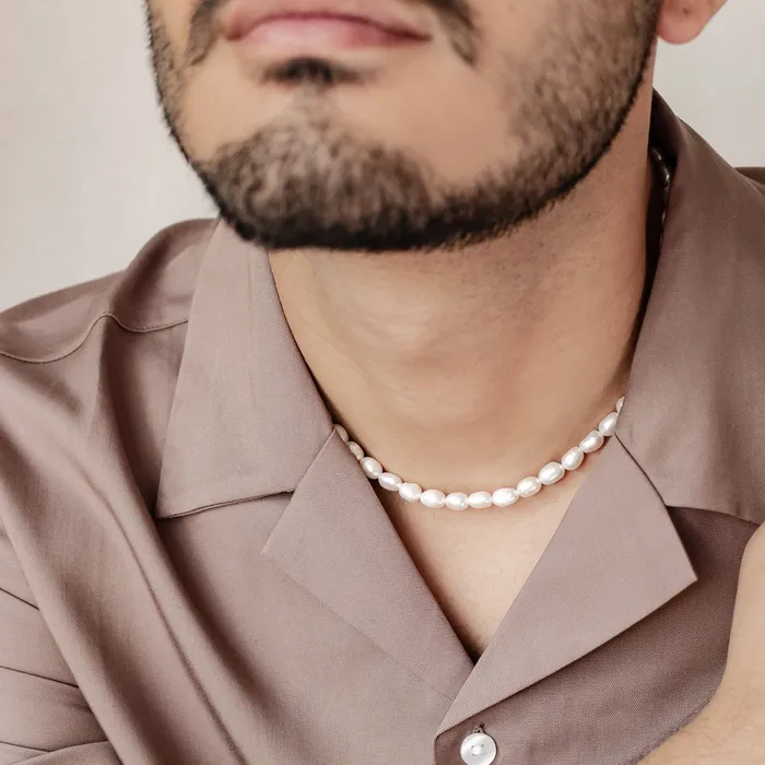Necklaces Hey Happiness Grace Pearl Necklace Sterling Silver Gold Necklaces Hey Happiness Grace Pearl Necklace Sterling Silver Gold
