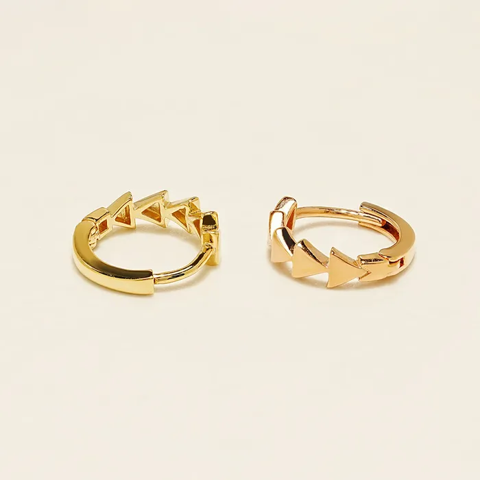 MinimalBijoux Earrings 14K 18K Signal Cartilage Hoop Earring