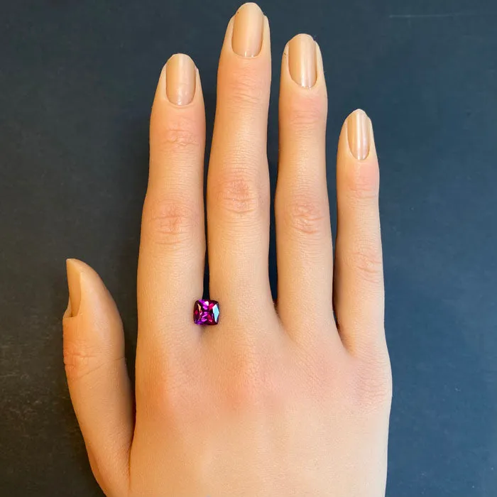vendorunknown Cushion Cut Grape Garnet 240 Carats Rings