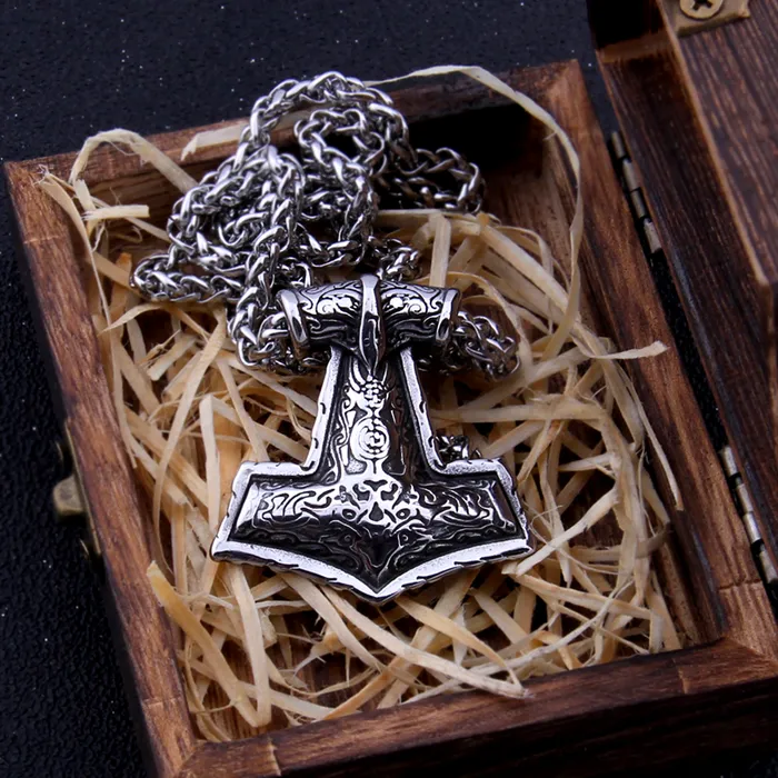 AE Necklaces Thors Hammer Necklace Asgard