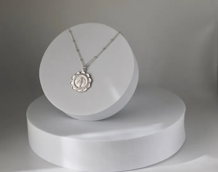 Necklaces TheLittleCatholic Miraculous Medal Necklace in Silver