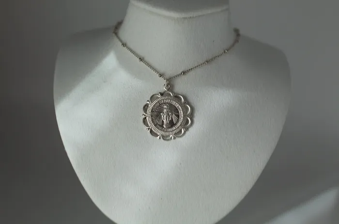 Necklaces TheLittleCatholic Miraculous Medal Necklace in Silver