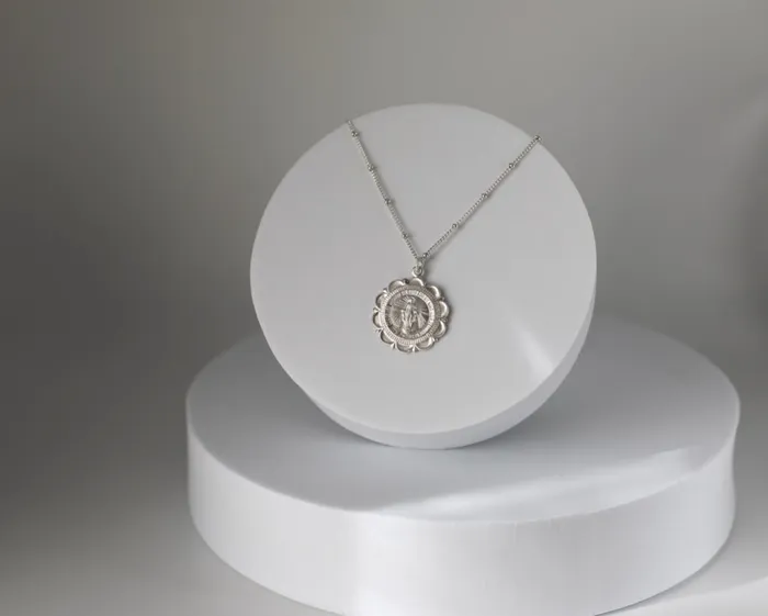 Necklaces TheLittleCatholic Miraculous Medal Necklace in Silver