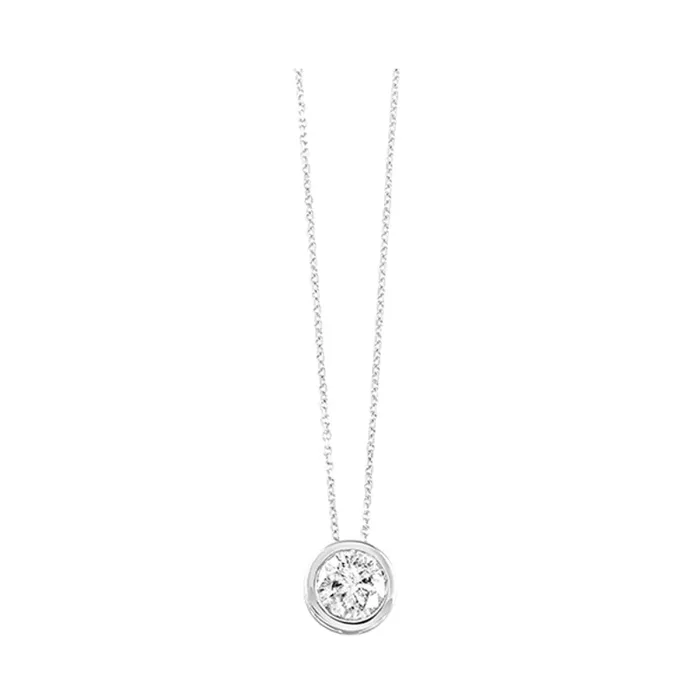 Necklaces White Gold 12ctw Diamond Pendant Necklace Gems One