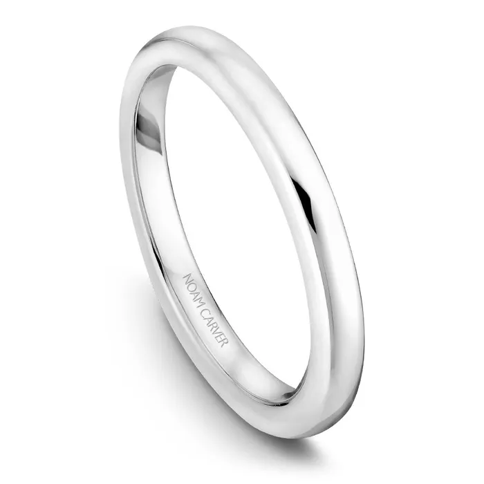 Noam Carver White Gold Solitaire Engagement Ring Setting International Diamond Center Rings