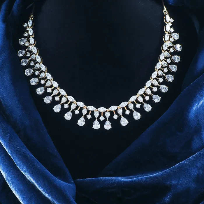 Seraphina CZ Silver Necklace SILVER Necklaces
